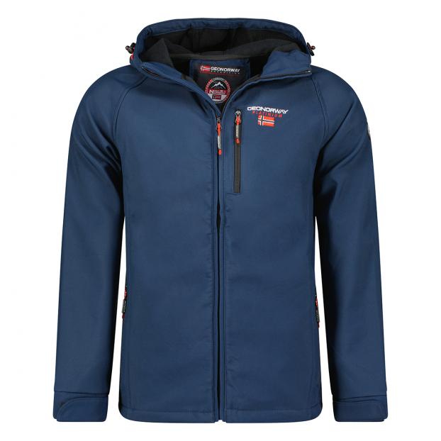 Софтшеловая куртка мужская GEOGRAPHICAL NORWAY «TAKITO» MAN - Аритикул WW5483H/G-NAVY-S - Фото 2