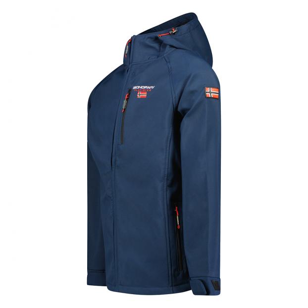 Софтшеловая куртка мужская GEOGRAPHICAL NORWAY «TAKITO» MAN - Аритикул WW5483H/G-NAVY-S - Фото 4