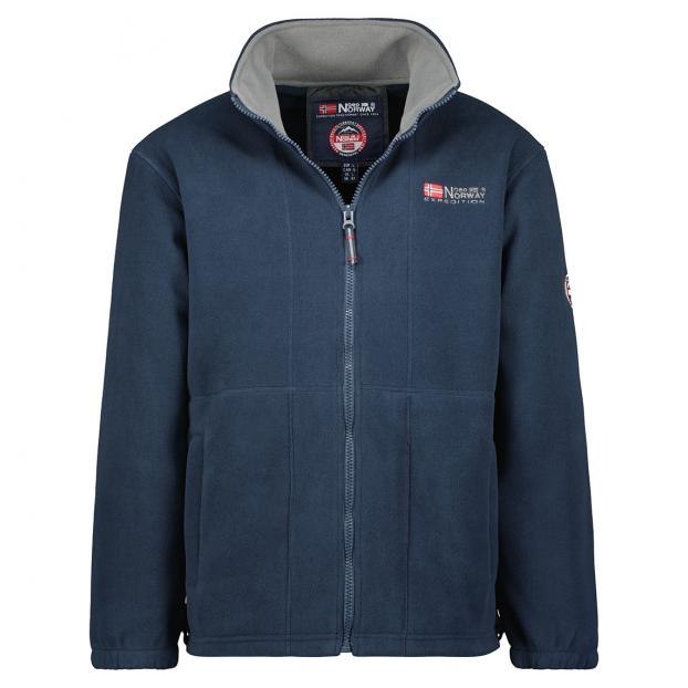 Флис мужской  GEOGRAPHICAL NORWAY «TORLEON» - Аритикул WW1673H/G-NAVY-DARK GREY-M - Фото 7