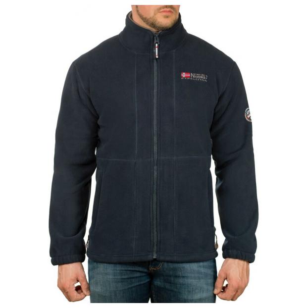 Флис мужской  GEOGRAPHICAL NORWAY «TORLEON» - Аритикул WW1672H/G-BLACK-DARK GREY-S - Фото 10