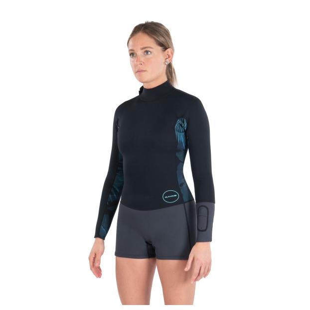 Гидрокостюм женский DK Women's Mission Long Sleeved Spring Suit 2mm Black/Blue - Аритикул DK21W2MLS-10 - Фото 3
