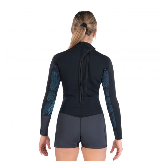 Гидрокостюм женский DK Women's Mission Long Sleeved Spring Suit 2mm Black/Blue - Аритикул DK21W2MLS-10 - Фото 4