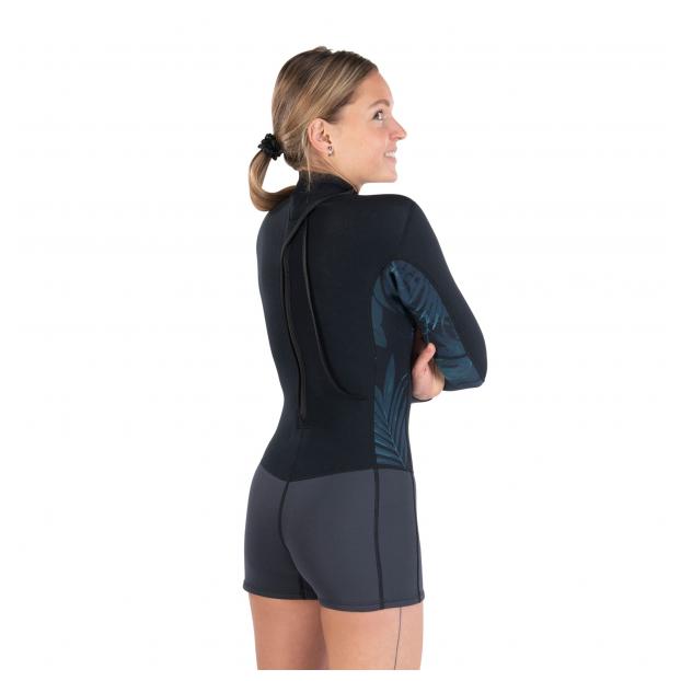 Гидрокостюм женский DK Women's Mission Long Sleeved Spring Suit 2mm Black/Blue - Аритикул DK21W2MLS-10 - Фото 2
