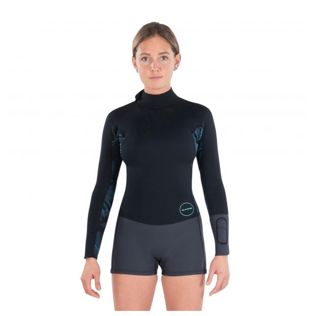Гидрокостюм женский DK Women's Mission Long Sleeved Spring Suit 2mm Black/Blue - Аритикул DK21W2MLS-10 - Фото 1