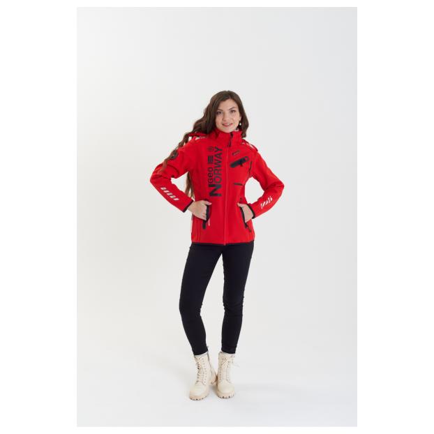 Софтшеловая куртка женская GEOGRAPHICAL NORWAY «REINE» - Аритикул WU8187F/GNO-RED/BLACK-S - Фото 15