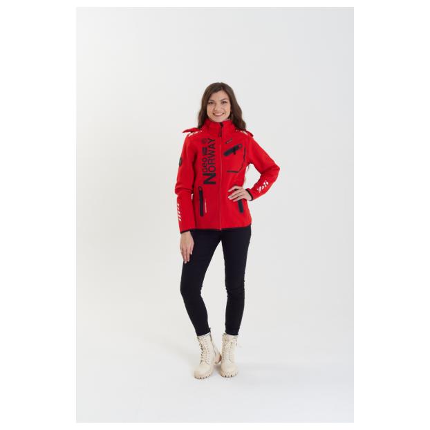 Софтшеловая куртка женская GEOGRAPHICAL NORWAY «REINE» - Аритикул WU8187F/GNO-RED/BLACK-S - Фото 16