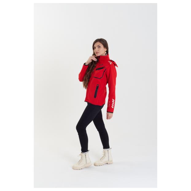 Софтшеловая куртка женская GEOGRAPHICAL NORWAY «REINE» - Аритикул WW7008F/G-BLACK/PINK-M - Фото 17