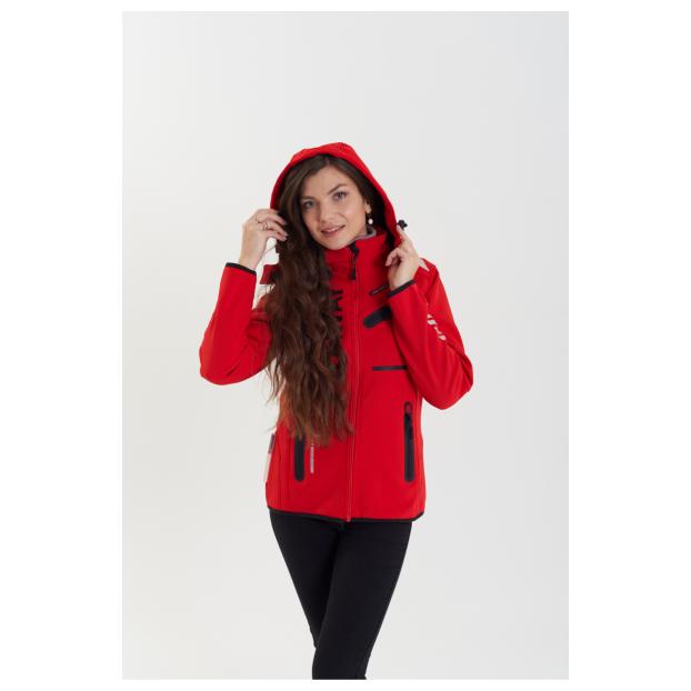 Софтшеловая куртка женская GEOGRAPHICAL NORWAY «REINE» - Аритикул WU8187F/GNO-RED/BLACK-S - Фото 21