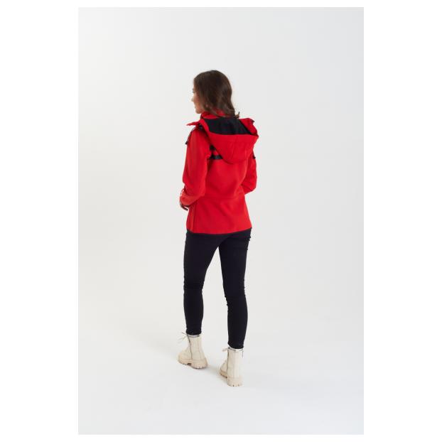 Софтшеловая куртка женская GEOGRAPHICAL NORWAY «REINE» - Аритикул WU8187F/GNO-RED/BLACK-S - Фото 24
