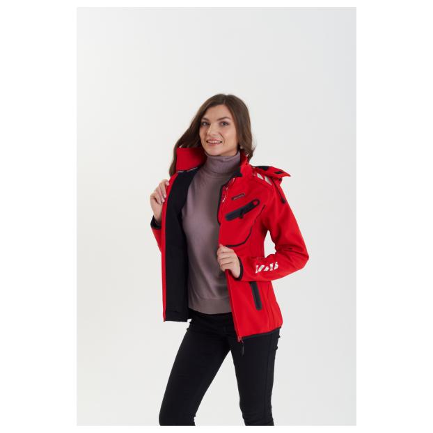 Софтшеловая куртка женская GEOGRAPHICAL NORWAY «REINE» - Аритикул WW7008F/G-BLACK/PINK-M - Фото 26