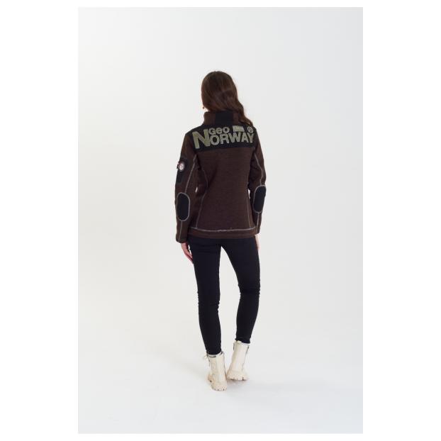 ТОЛСТОВКА ЖЕНСКАЯ GEOGRAPHICAL NORWAY «TEBELLE» - Аритикул WW2332F/GNO-DARK BROWN-M - Фото 32