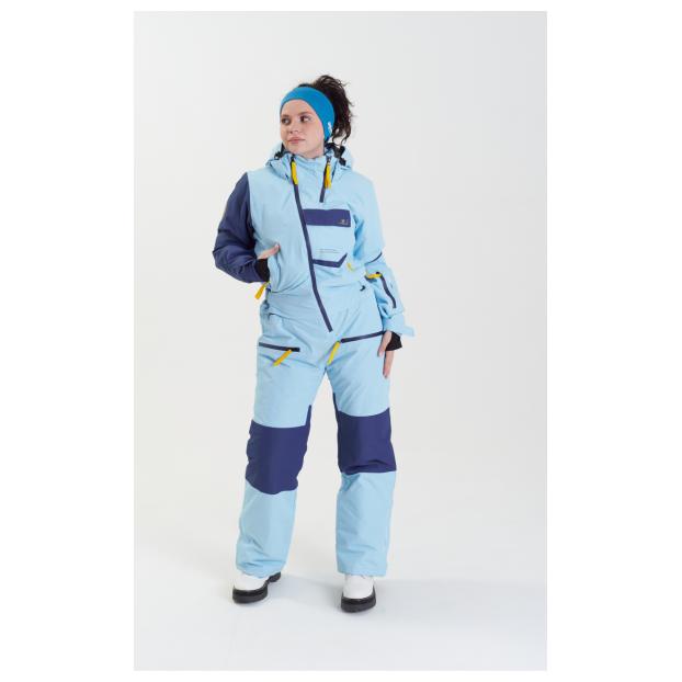 ЖЕНСКИЙ СНОУБОРДИЧЕСКИЙ КОМБИНЕЗОН RUNNING SPORT - Аритикул 8896_1-голубой-L - Фото 21
