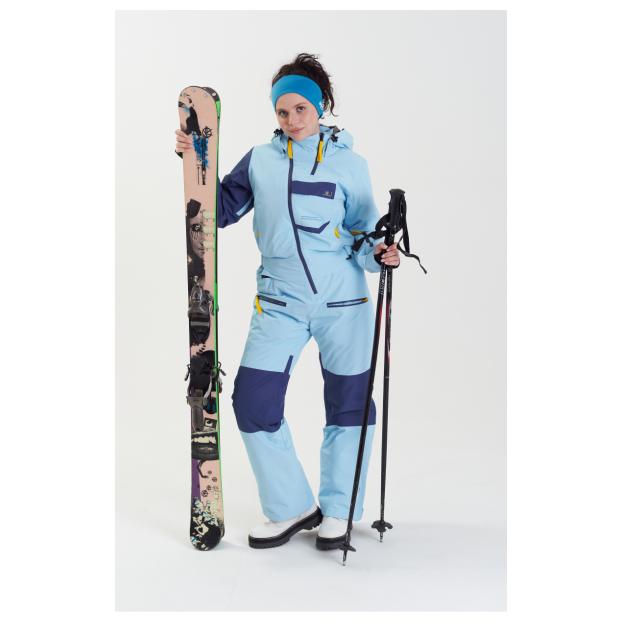 ЖЕНСКИЙ СНОУБОРДИЧЕСКИЙ КОМБИНЕЗОН RUNNING SPORT - Аритикул 8896_1-голубой-L - Фото 31