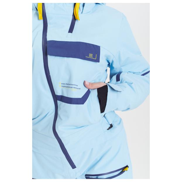 ЖЕНСКИЙ СНОУБОРДИЧЕСКИЙ КОМБИНЕЗОН RUNNING SPORT - Аритикул 8896_1-голубой-L - Фото 34