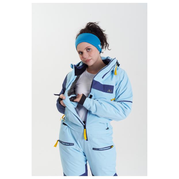 ЖЕНСКИЙ СНОУБОРДИЧЕСКИЙ КОМБИНЕЗОН RUNNING SPORT - Аритикул 8896_1-голубой-L - Фото 35