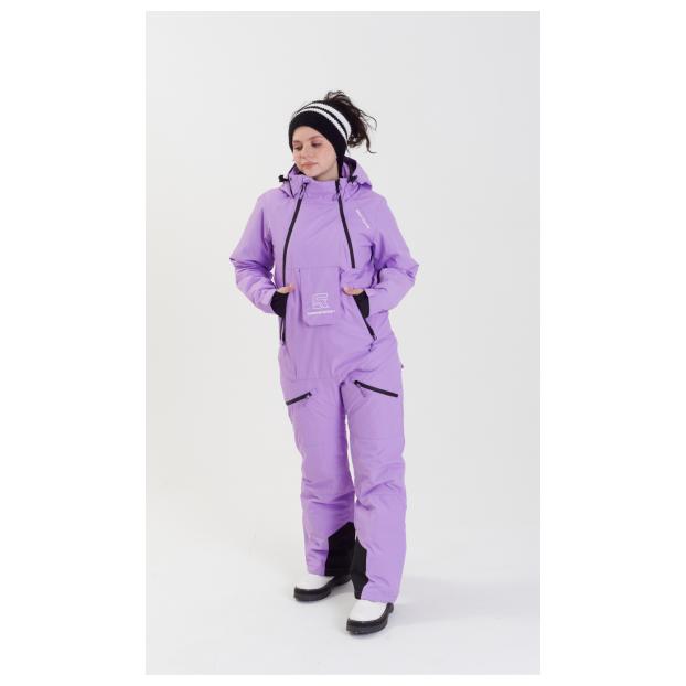 ЖЕНСКИЙ СНОУБОРДИЧЕСКИЙ КОМБИНЕЗОН RUNNING SPORT - Аритикул 8855-lavender-XL - Фото 30