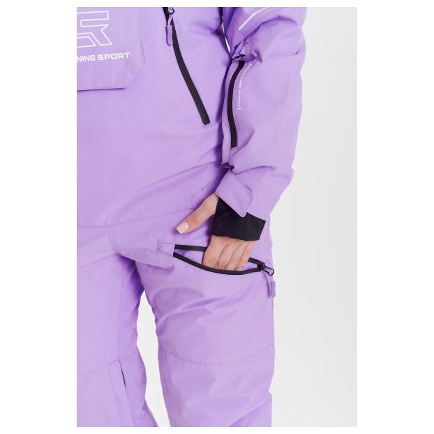 ЖЕНСКИЙ СНОУБОРДИЧЕСКИЙ КОМБИНЕЗОН RUNNING SPORT - Аритикул 8895-1-сиреневый-XL - Фото 12