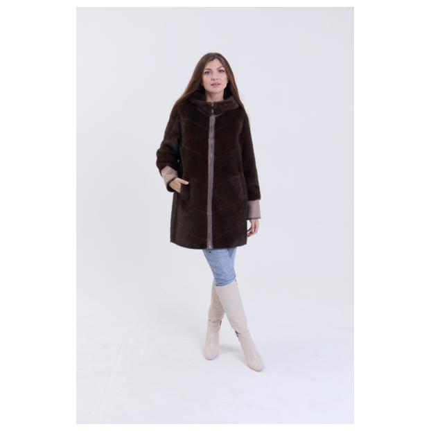Дубленка женская двусторнняя VITIA  - Аритикул 1532-2-XL - Фото 3