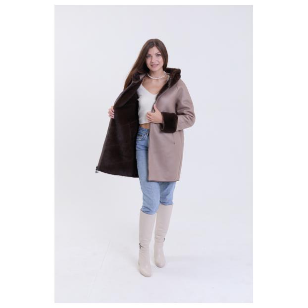 Дубленка женская двусторнняя VITIA  - Аритикул 1532-2-XL - Фото 14