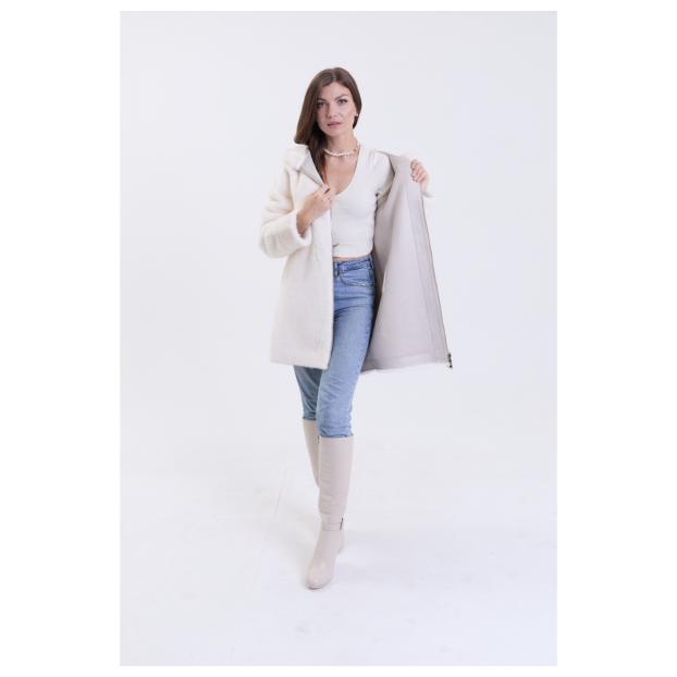 Шуба женская двусторонняя VITIA  - Аритикул A1528-1-6XL - Фото 40