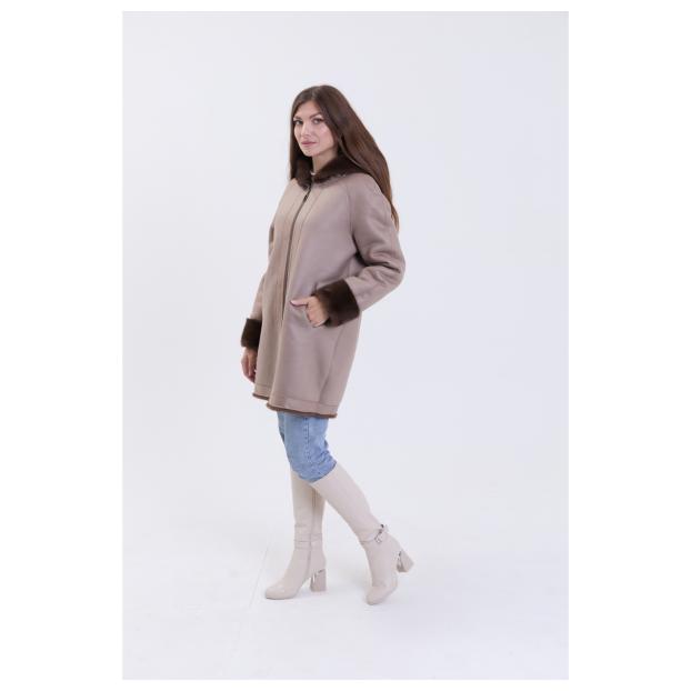Шуба женская двусторонняя VITIA  - Аритикул A1528-1-6XL - Фото 14