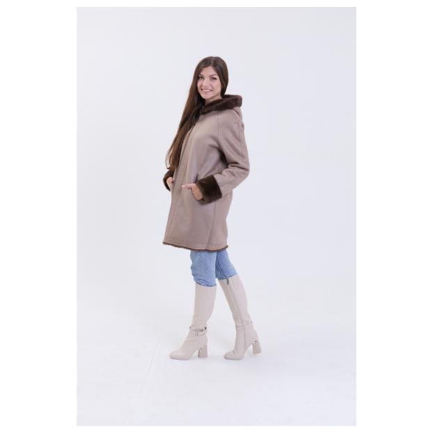 Шуба женская двусторонняя VITIA  - Аритикул A1528-1-6XL - Фото 16