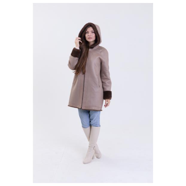 Шуба женская двусторонняя VITIA  - Аритикул A1528-1-6XL - Фото 17