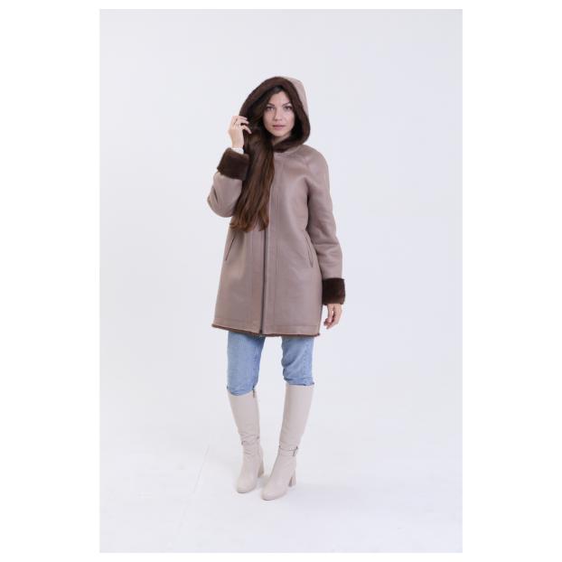 Шуба женская двусторонняя VITIA  - Аритикул A1528-1-6XL - Фото 18