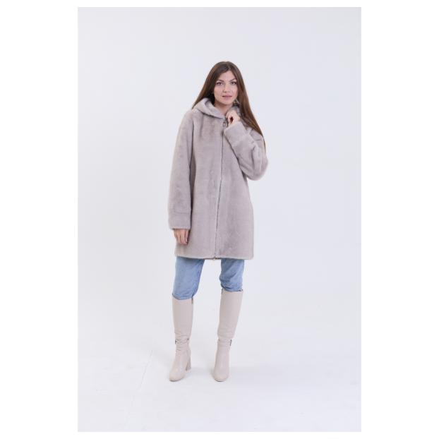Шуба женская двусторонняя VITIA  - Аритикул A1528-1-6XL - Фото 21