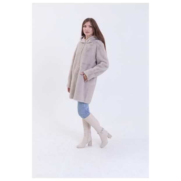 Шуба женская двусторонняя VITIA  - Аритикул A1528-1-6XL - Фото 24