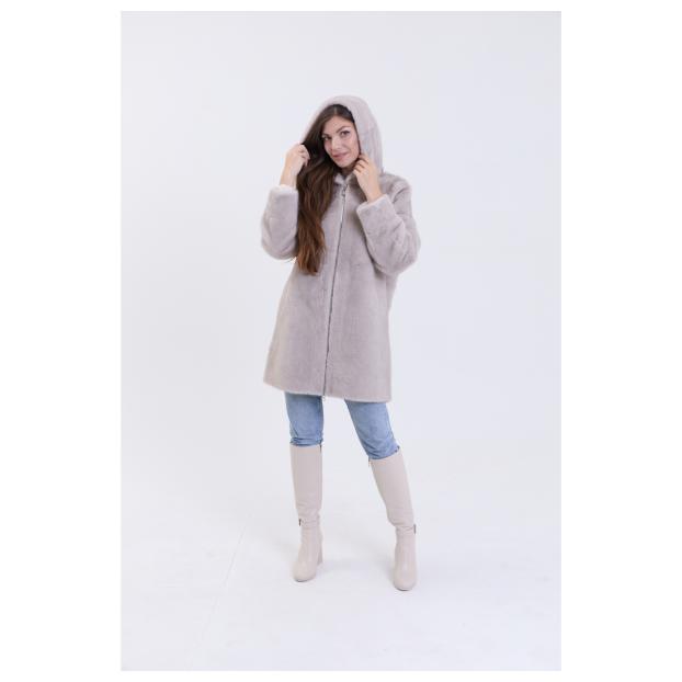 Шуба женская двусторонняя VITIA  - Аритикул A1528-1-6XL - Фото 29