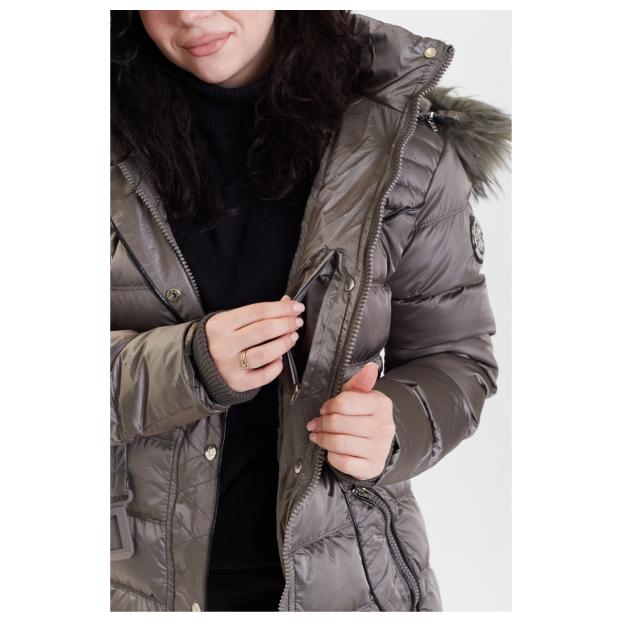 Куртка-парка зимняя женская GEOGRAPHICAL NORWAY «AIMERAUDE» LADY - Аритикул WU7128F-TAUPE-S - Фото 21