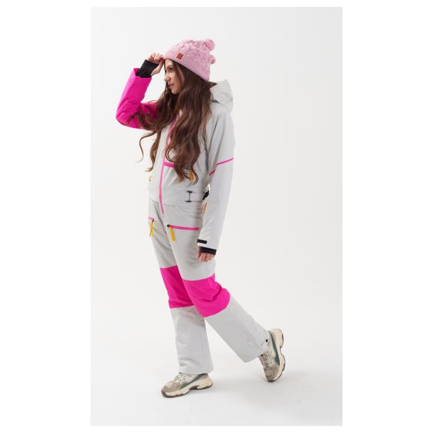 ЖЕНСКИЙ СНОУБОРДИЧЕСКИЙ КОМБИНЕЗОН RUNNING SPORT - Аритикул 8896_1-голубой-L - Фото 3