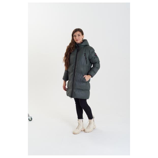Пуховик женский GEOGRAPHICAL NORWAY ADRIANNA - Аритикул WW5345F/GNO-GARDEN GREEN-M - Фото 13