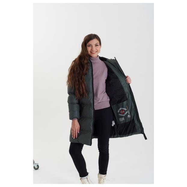 Пуховик женский GEOGRAPHICAL NORWAY ADRIANNA - Аритикул WW5345F/GNO-GARDEN GREEN-M - Фото 19