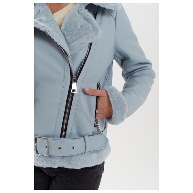Дубленка женская из эко кожи AIRMATE  - Аритикул 2091-4-L - Фото 8