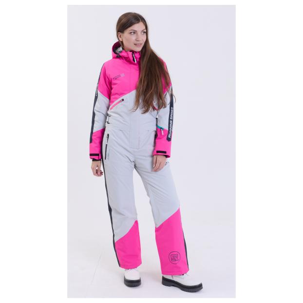 ЖЕНСКИЙ СНОУБОРДИЧЕСКИЙ КОМБИНЕЗОН RUNNING SPORT - Аритикул 8895-1-сиреневый-XL - Фото 21