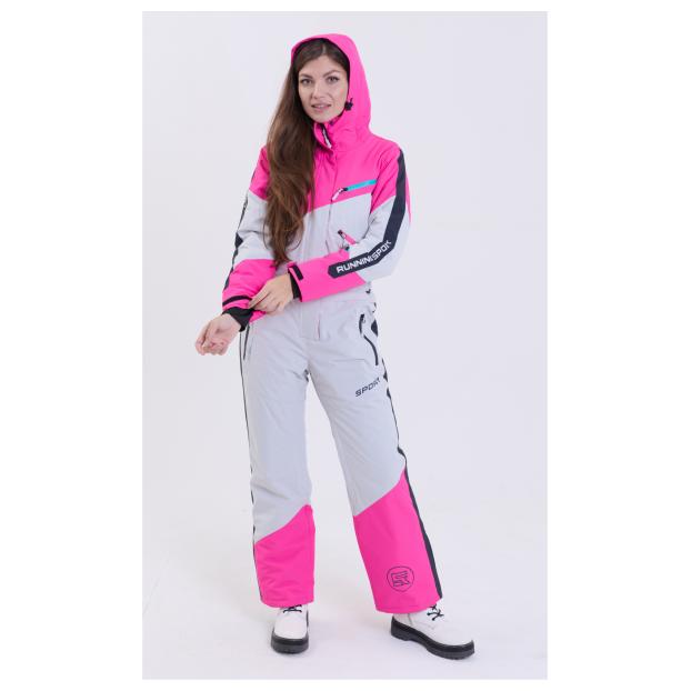 ЖЕНСКИЙ СНОУБОРДИЧЕСКИЙ КОМБИНЕЗОН RUNNING SPORT - Аритикул 8895-1-сиреневый-XL - Фото 24