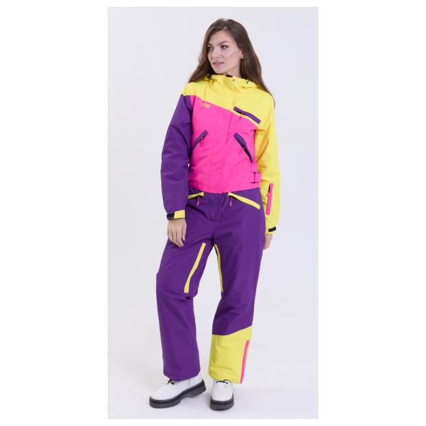 ЖЕНСКИЙ СНОУБОРДИЧЕСКИЙ КОМБИНЕЗОН RUNNING SPORT - Аритикул 7785-Fio-Pink-XL - Фото 51