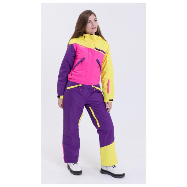 ЖЕНСКИЙ СНОУБОРДИЧЕСКИЙ КОМБИНЕЗОН RUNNING SPORT - Аритикул 7785-Fio-Pink-XL - Фото 52