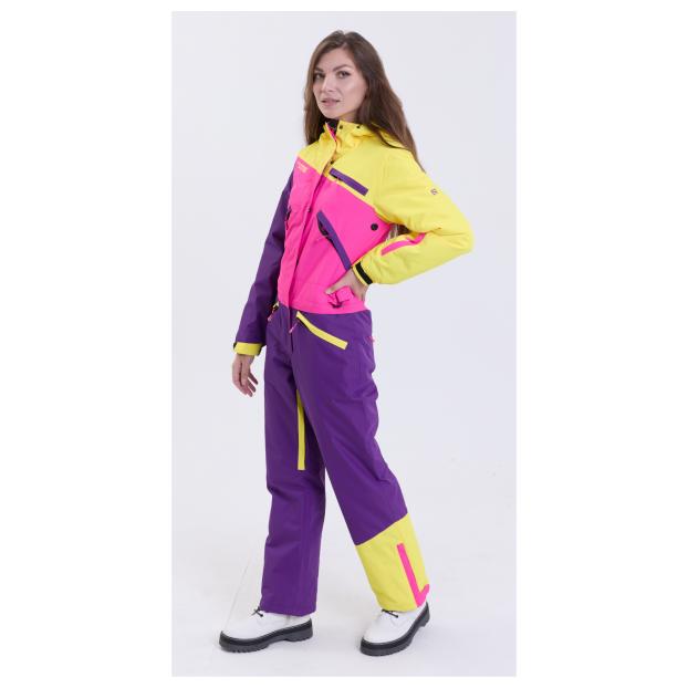 ЖЕНСКИЙ СНОУБОРДИЧЕСКИЙ КОМБИНЕЗОН RUNNING SPORT - Аритикул 7785-Fio-Pink-XL - Фото 55