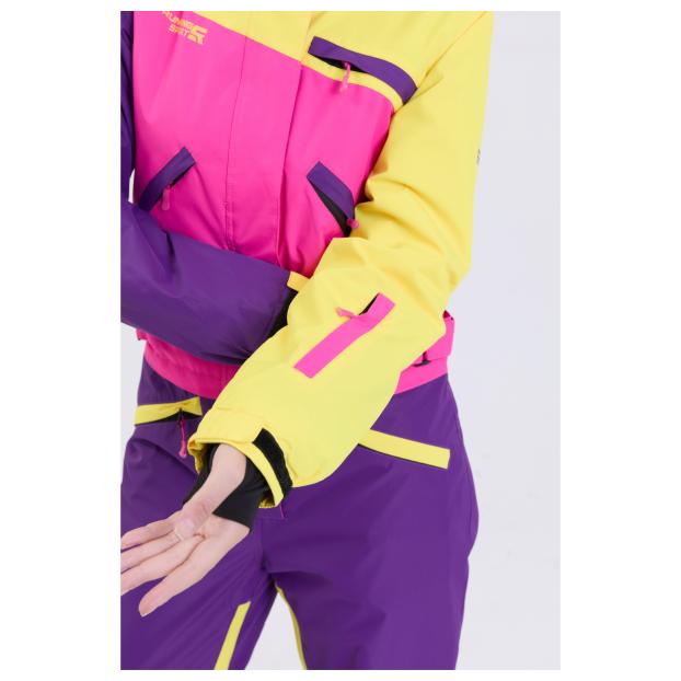 ЖЕНСКИЙ СНОУБОРДИЧЕСКИЙ КОМБИНЕЗОН RUNNING SPORT - Аритикул 7785-Fio-Pink-XL - Фото 58