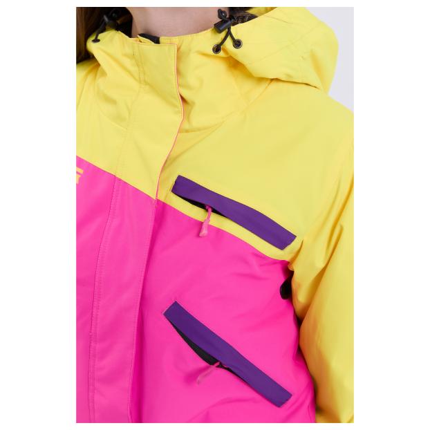 ЖЕНСКИЙ СНОУБОРДИЧЕСКИЙ КОМБИНЕЗОН RUNNING SPORT - Аритикул 7785-Fio-Pink-XL - Фото 60