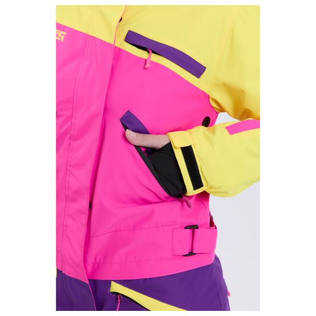 ЖЕНСКИЙ СНОУБОРДИЧЕСКИЙ КОМБИНЕЗОН RUNNING SPORT - Аритикул 7785-Fio-Pink-XL - Фото 61