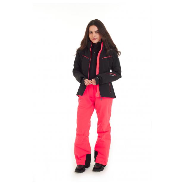 Горнолыжная куртка премиум-класса HYRA «MATT» - Аритикул HLG1252-Bright Pink/Black-40 - Фото 21
