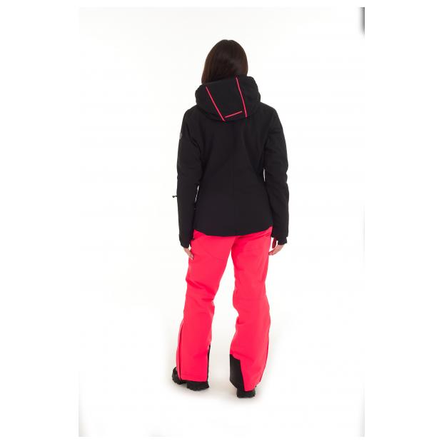 Горнолыжная куртка премиум-класса HYRA «MATT» - Аритикул HLG1252-Bright Pink/Black-40 - Фото 24