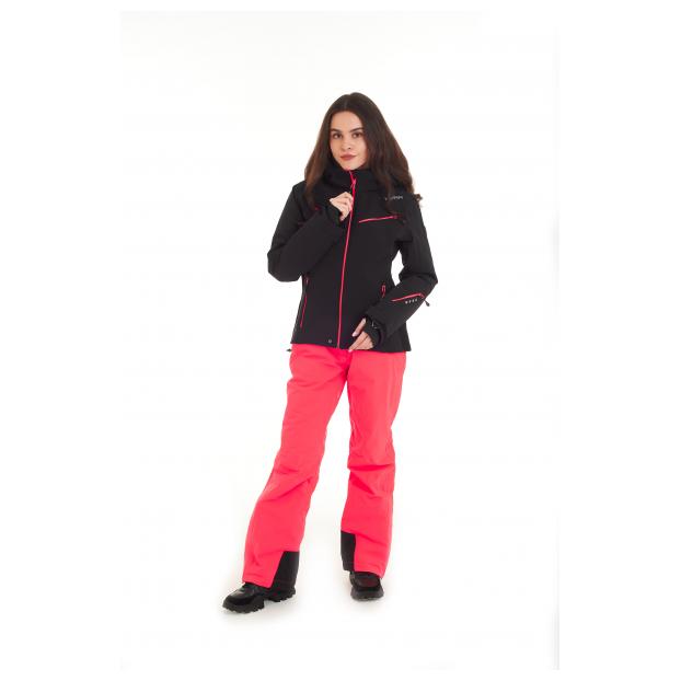 Горнолыжная куртка премиум-класса HYRA «MATT» - Аритикул HLG1252-Bright Pink/Black-40 - Фото 26