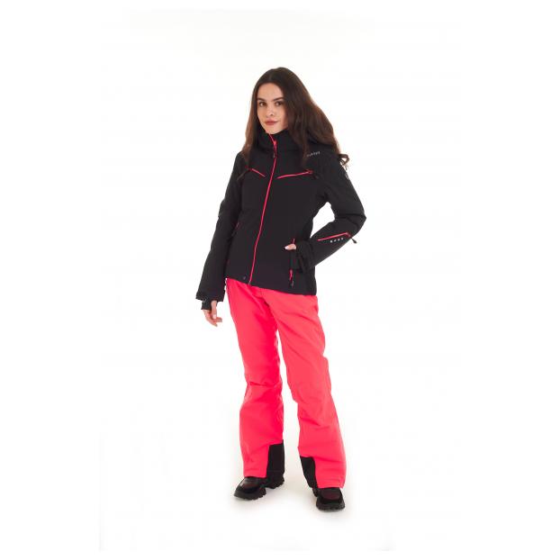 Горнолыжная куртка премиум-класса HYRA «MATT» - Аритикул HLG1252-Bright Pink/Black-40 - Фото 28
