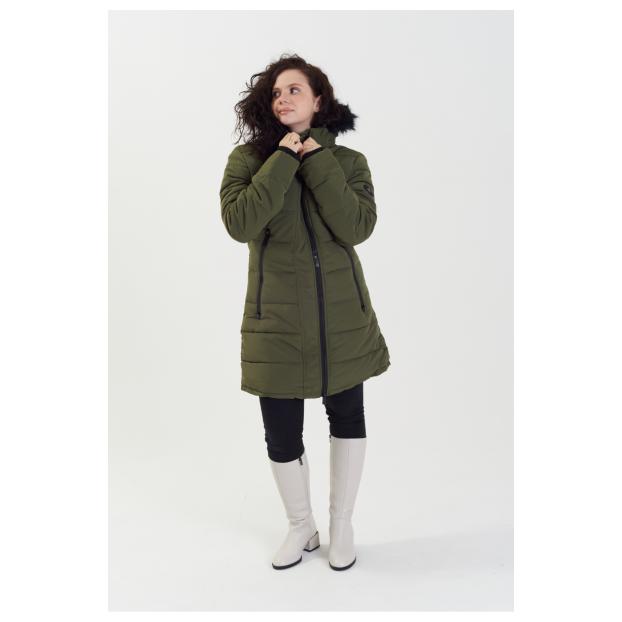 Куртка-парка зимняя женская GEOGRAPHICAL NORWAY «AUTRUCHE» LADY - Аритикул WW4916F-OLIVE-M - Фото 18