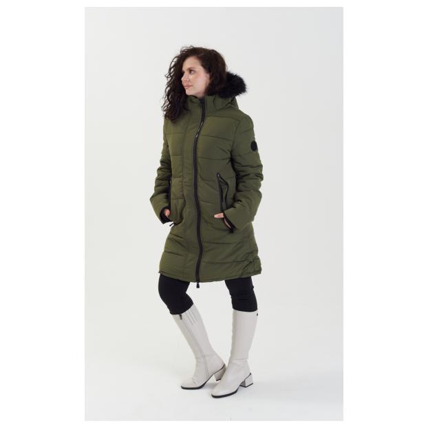 Куртка-парка зимняя женская GEOGRAPHICAL NORWAY «AUTRUCHE» LADY - Аритикул WW4916F-OLIVE-M - Фото 20